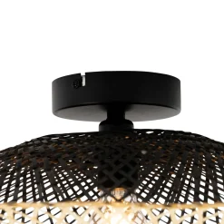 QAZQA Oosterse Buiten Plafondlamp Bamboe 50 Cm Ip44 - Rina