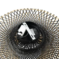 QAZQA Oosterse Buiten Plafondlamp Bamboe 50 Cm Ip44 - Rina