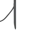 Qazqa Prikspot Zwart 40cm Incl. Led Verstelbaar Ip65 Incl. Snoer En Stekker - Carl