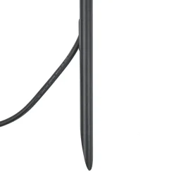 Qazqa Prikspot Zwart 40cm Incl. Led Verstelbaar Ip65 Incl. Snoer En Stekker - Carl