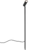 QAZQA Prikspot Zwart 80cm Incl. Led Verstelbaar Ip65 Incl. Snoer En Stekker - Carl