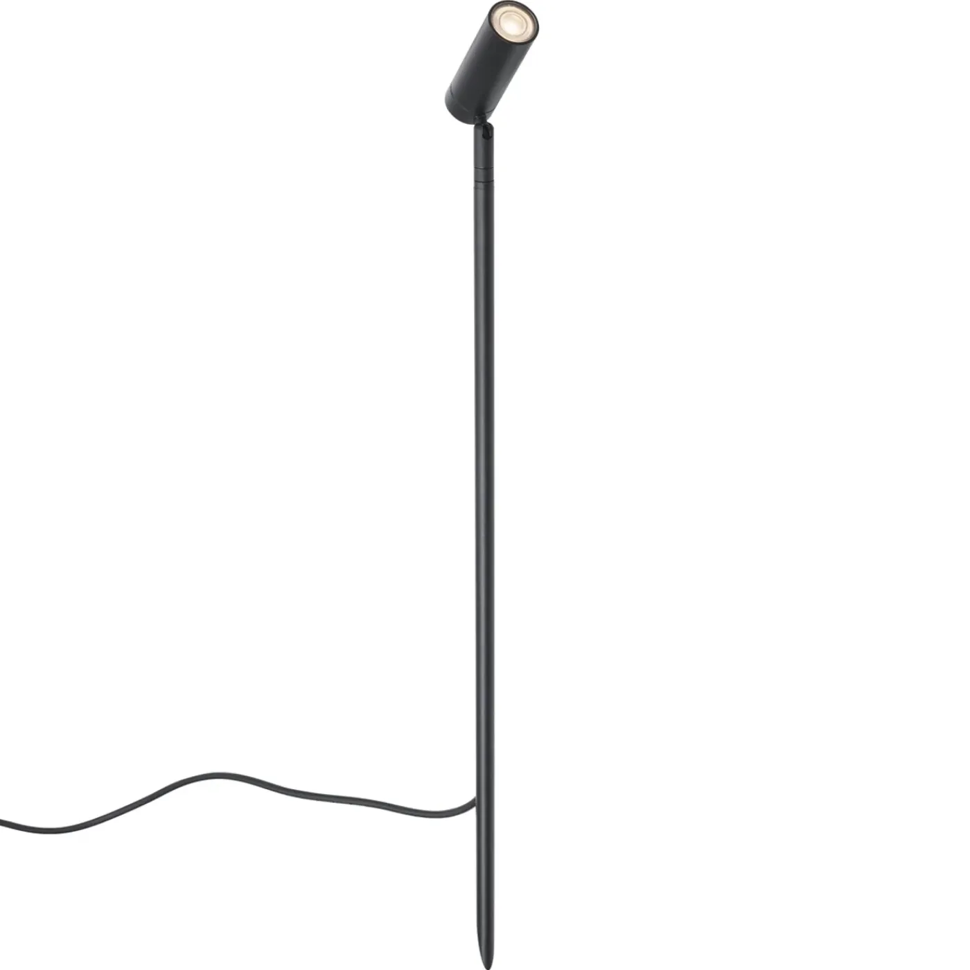 QAZQA Prikspot Zwart 80cm Incl. Led Verstelbaar Ip65 Incl. Snoer En Stekker - Carl
