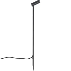 QAZQA Prikspot Zwart 80cm Incl. Led Verstelbaar Ip65 Incl. Snoer En Stekker - Carl