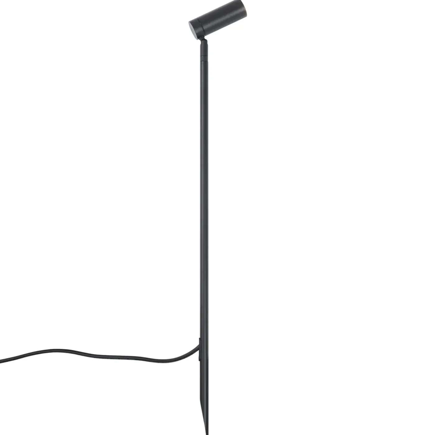 QAZQA Prikspot Zwart 80cm Incl. Led Verstelbaar Ip65 Incl. Snoer En Stekker - Carl