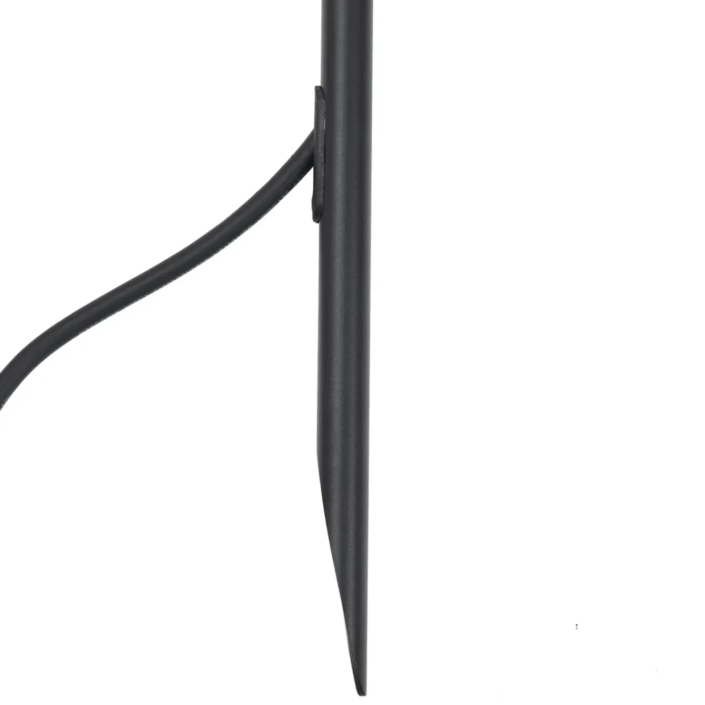 QAZQA Prikspot Zwart 80cm Incl. Led Verstelbaar Ip65 Incl. Snoer En Stekker - Carl