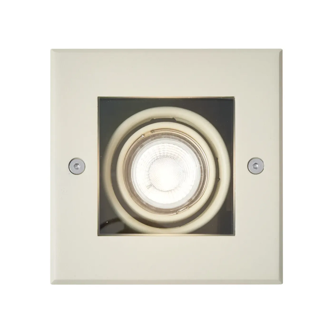 QAZQA Set Van 6 Moderne Grondspots Beige Gu10 50mm Draai- En Kantelbaar Ip65 - Oneon