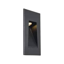 Qazqa Set Van 6 Moderne Inbouw Wandlampen Zwart 7cm Incl. Led Ip65 - Trem
