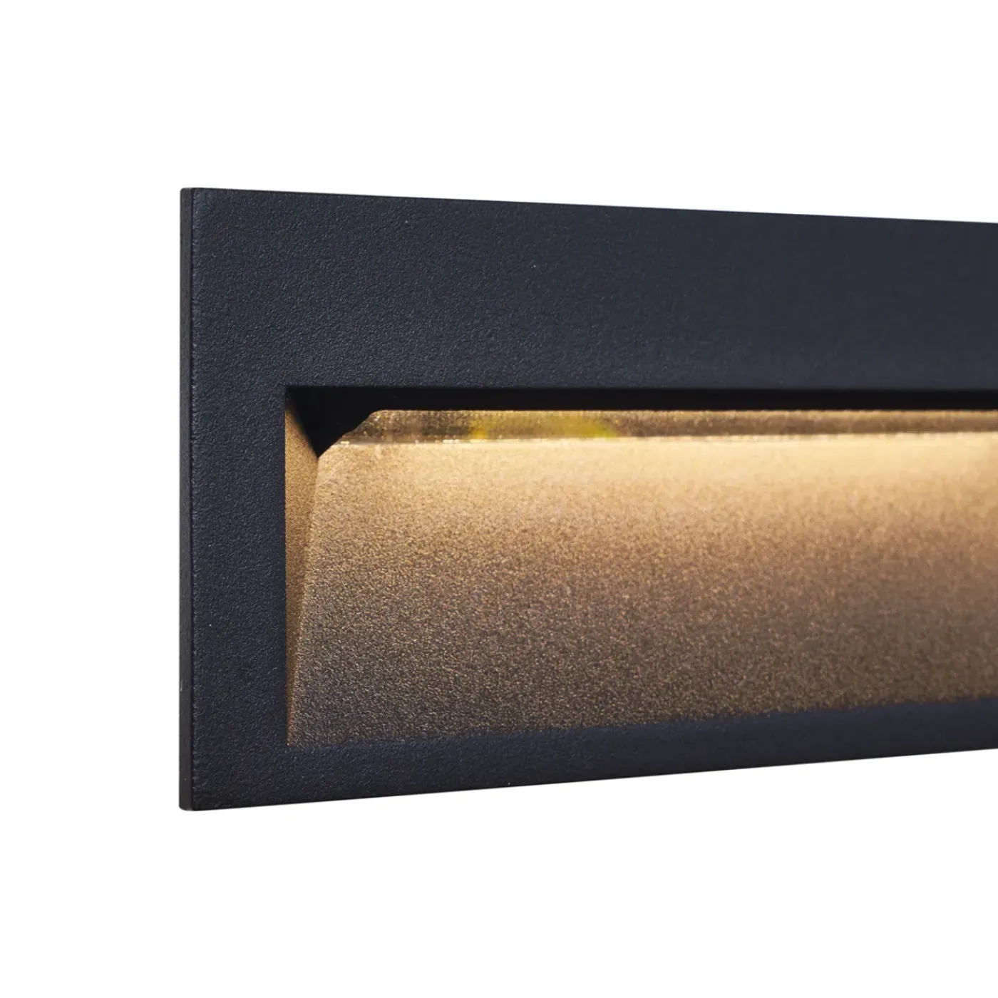 QAZQA Set Van 6 Moderne Inbouw Wandlampen Zwart 28cm Incl. Led Ip65 - Mert