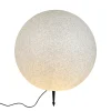 QAZQA Smart Buitenlamp Grijs 77 Cm Ip44 Incl Wifi A60 - Nura