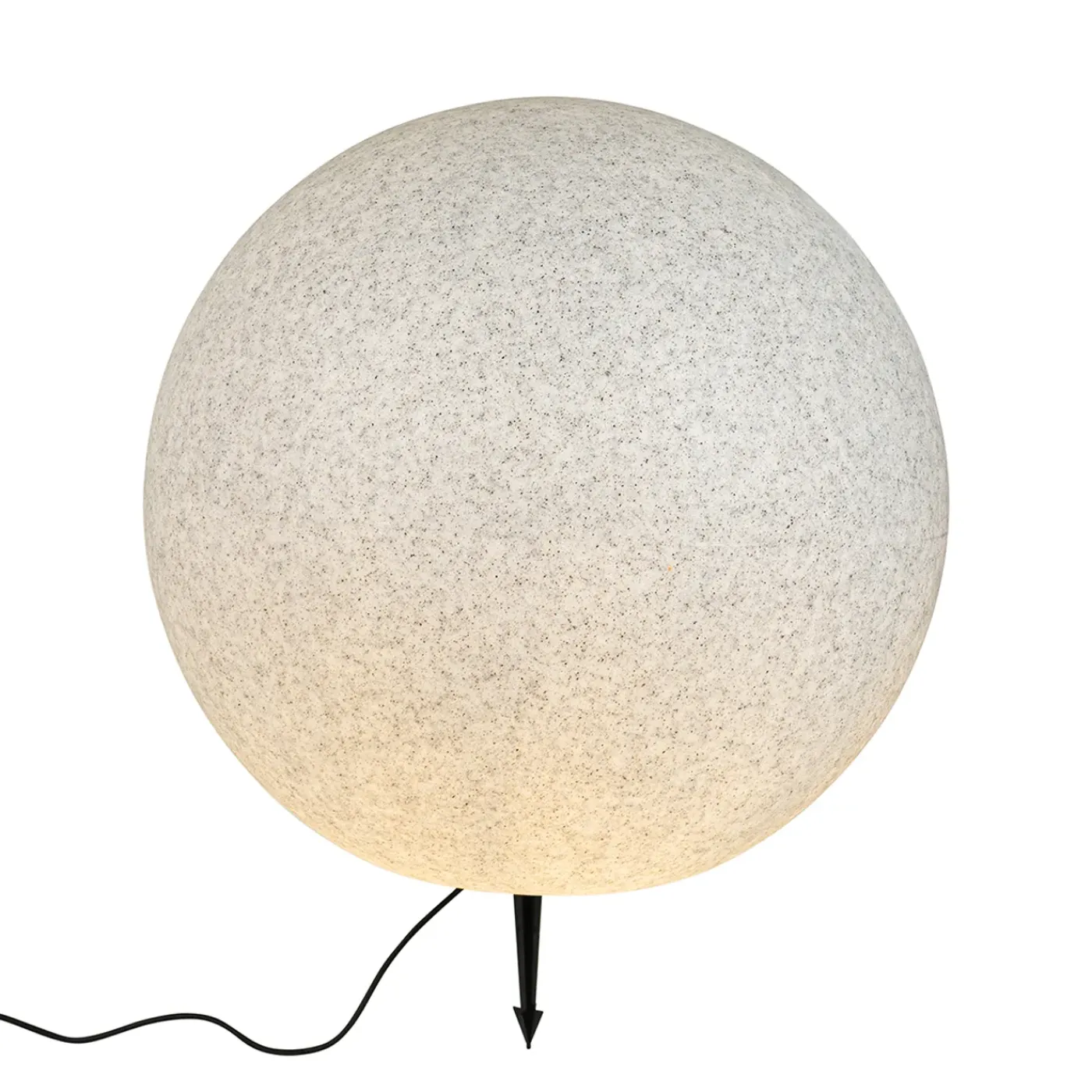 QAZQA Smart Buitenlamp Grijs 77 Cm Ip44 Incl Wifi A60 - Nura