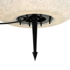 QAZQA Smart Buitenlamp Grijs 77 Cm Ip44 Incl Wifi A60 - Nura