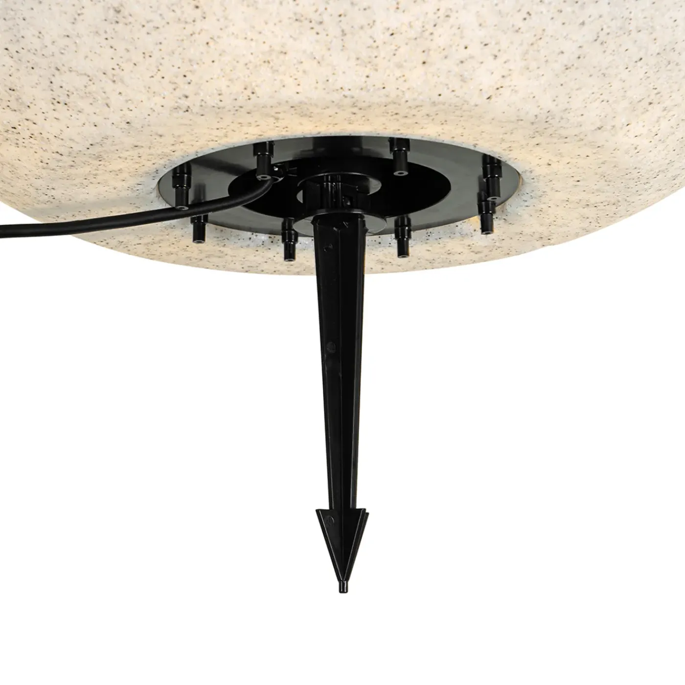 QAZQA Smart Buitenlamp Grijs 77 Cm Ip44 Incl Wifi A60 - Nura