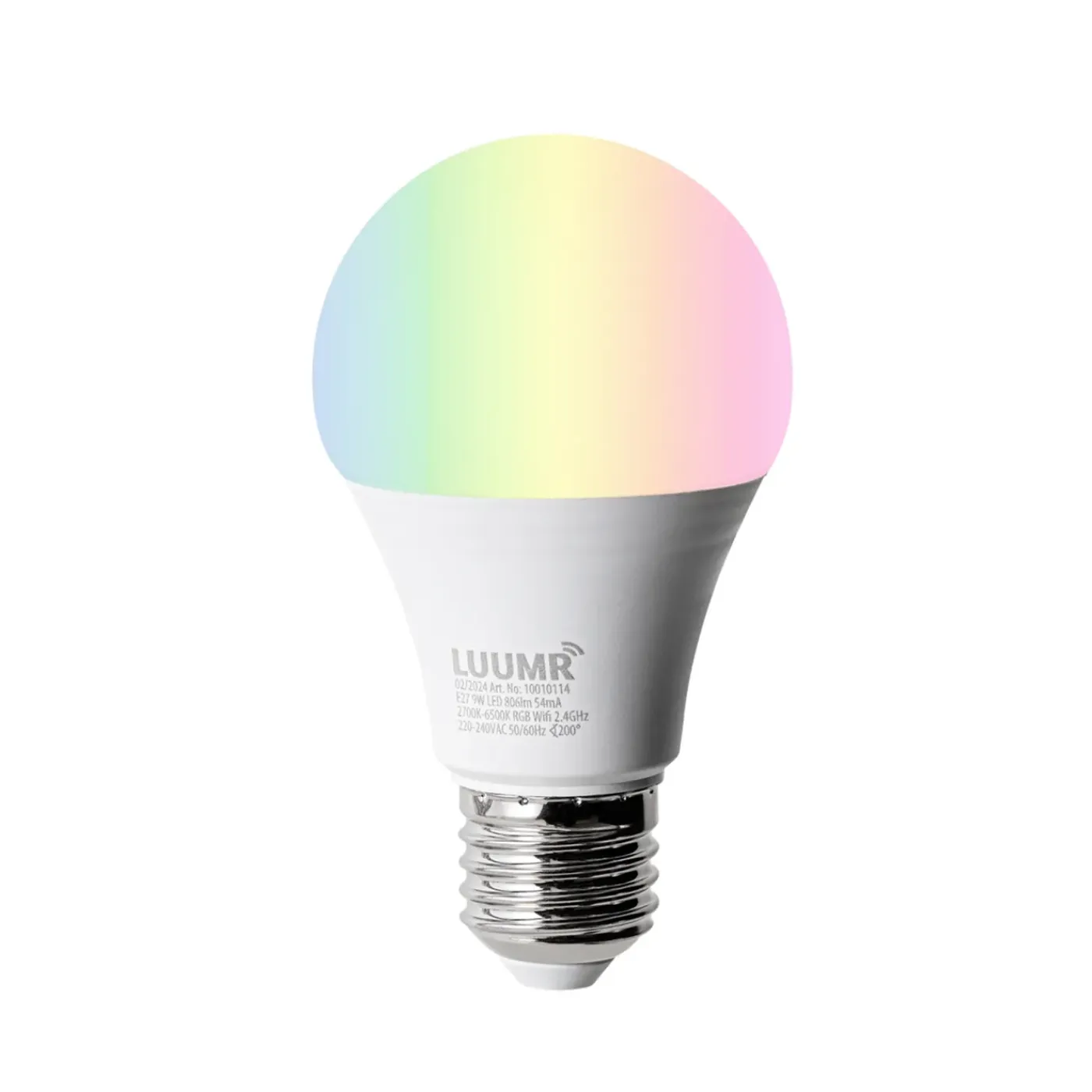 QAZQA Smart Buitenlamp Grijs 77 Cm Ip44 Incl Wifi A60 - Nura