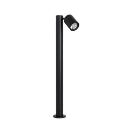 QAZQA Staande Buitenlamp Zwart 80 Cm Ar70 Verstelbaar Ip44 - Solo