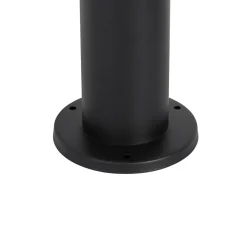 QAZQA Staande Buitenlamp Zwart 80 Cm Ar70 Verstelbaar Ip44 - Solo