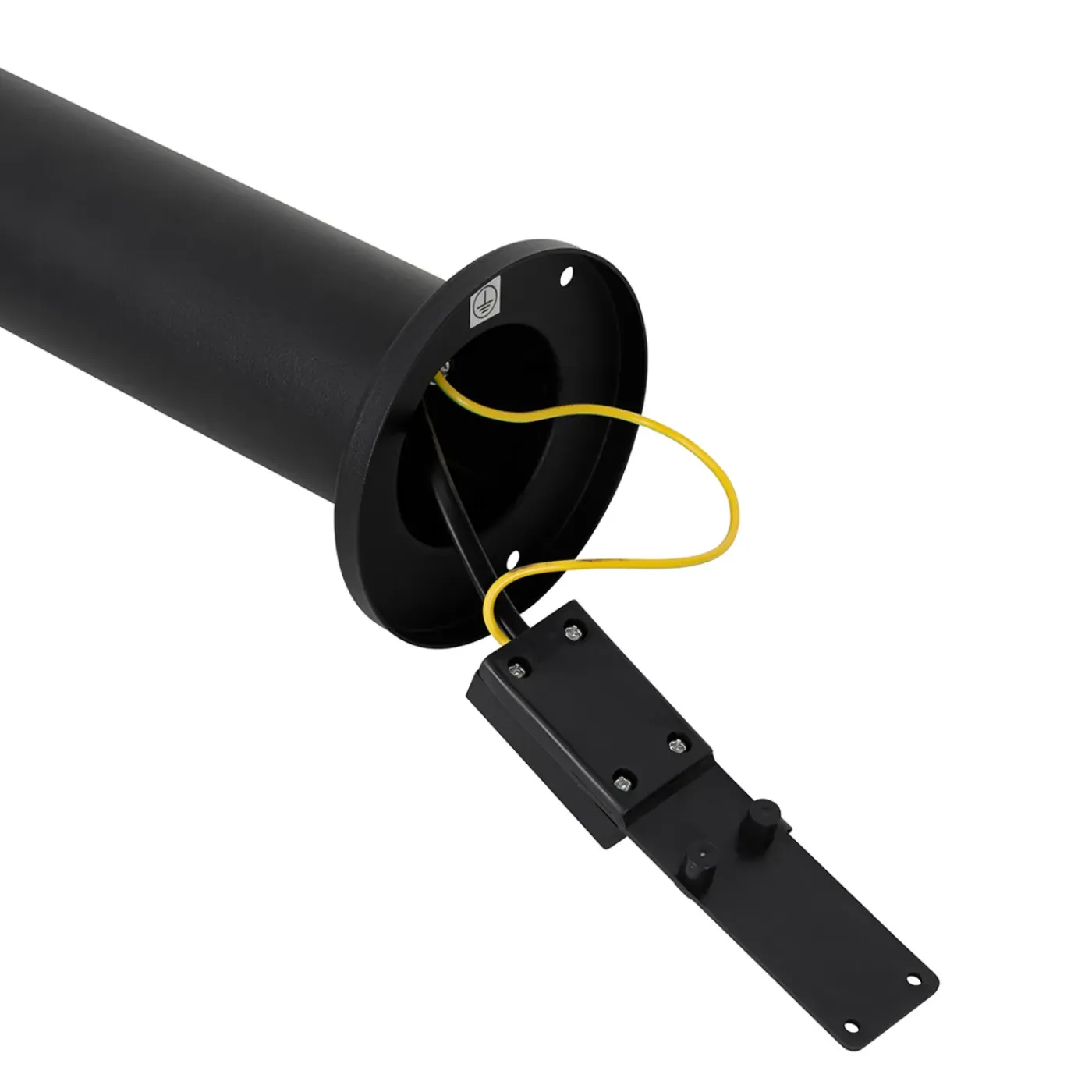 QAZQA Staande Buitenlamp Zwart 80 Cm Ar70 Verstelbaar Ip44 - Solo