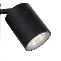 QAZQA Staande Buitenlamp Zwart 80 Cm Ar70 Verstelbaar Ip44 - Solo