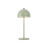 Qazqa Tafellamp Groen Incl. Led Ip54 Oplaadbaar Met Laadstation - Squirrel