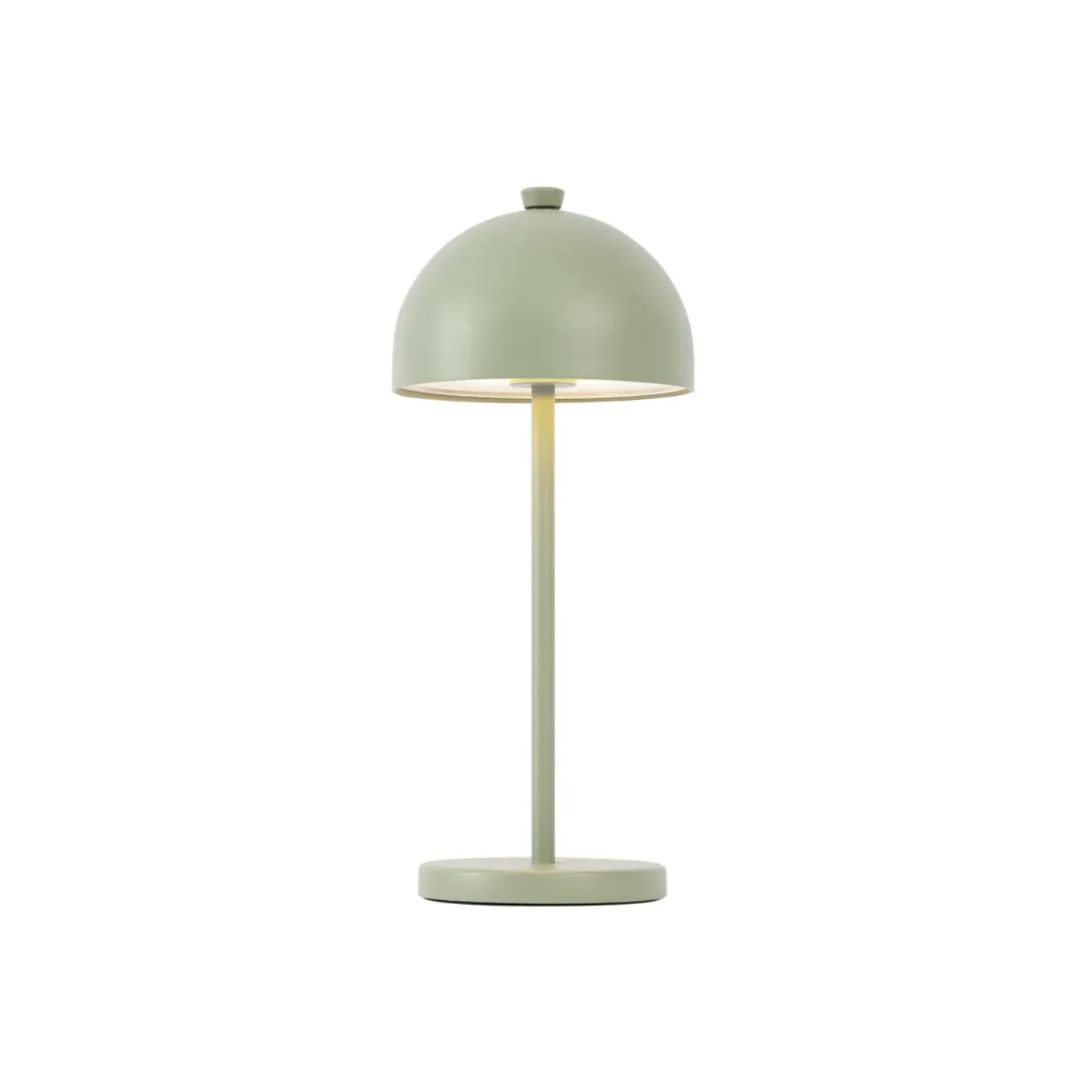 Qazqa Tafellamp Groen Incl. Led Ip54 Oplaadbaar Met Laadstation - Squirrel