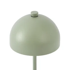 Qazqa Tafellamp Groen Incl. Led Ip54 Oplaadbaar Met Laadstation - Squirrel