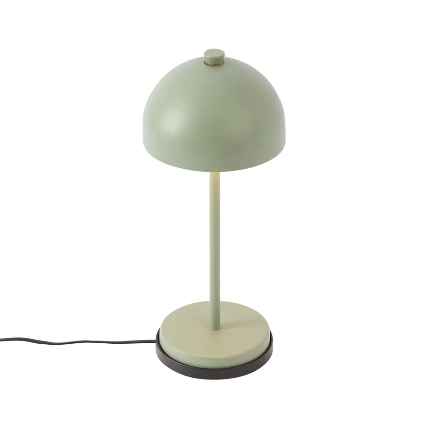 Qazqa Tafellamp Groen Incl. Led Ip54 Oplaadbaar Met Laadstation - Squirrel