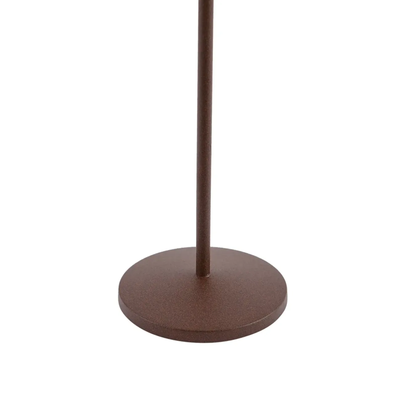 Qazqa Tafellamp Roestbruin Incl. Led Oplaadbaar Met Laadstation Ip65 - Raika
