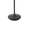 QAZQA Tafellamp Zwart Incl. Led Ip65 Oplaadbaar Met Laadstation - Treble