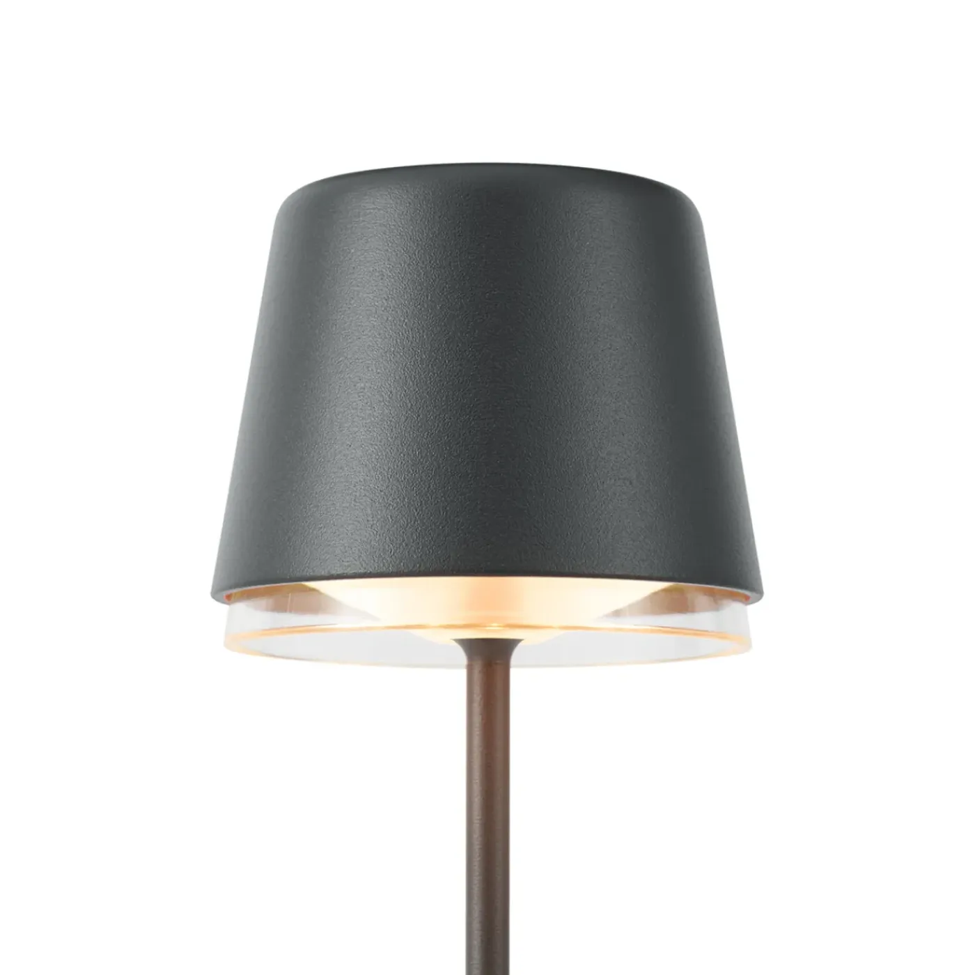 QAZQA Tafellamp Zwart Incl. Led Ip65 Oplaadbaar Met Laadstation - Treble