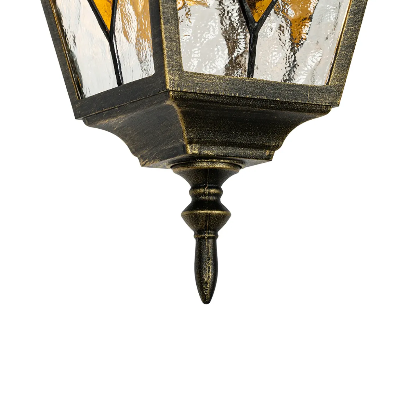 Qazqa Vintage Buiten Hanglamp Antiek Goud - Antigua