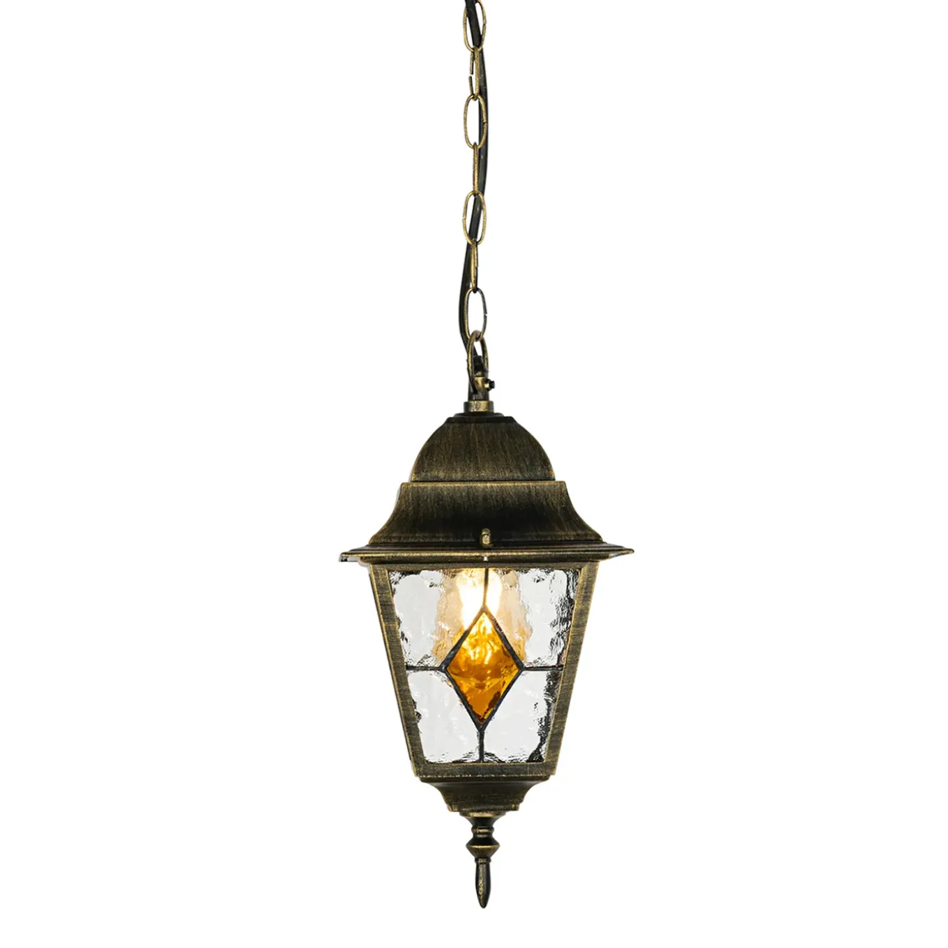 Qazqa Vintage Buiten Hanglamp Antiek Goud - Antigua
