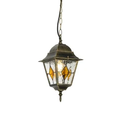 Qazqa Vintage Buiten Hanglamp Antiek Goud - Antigua