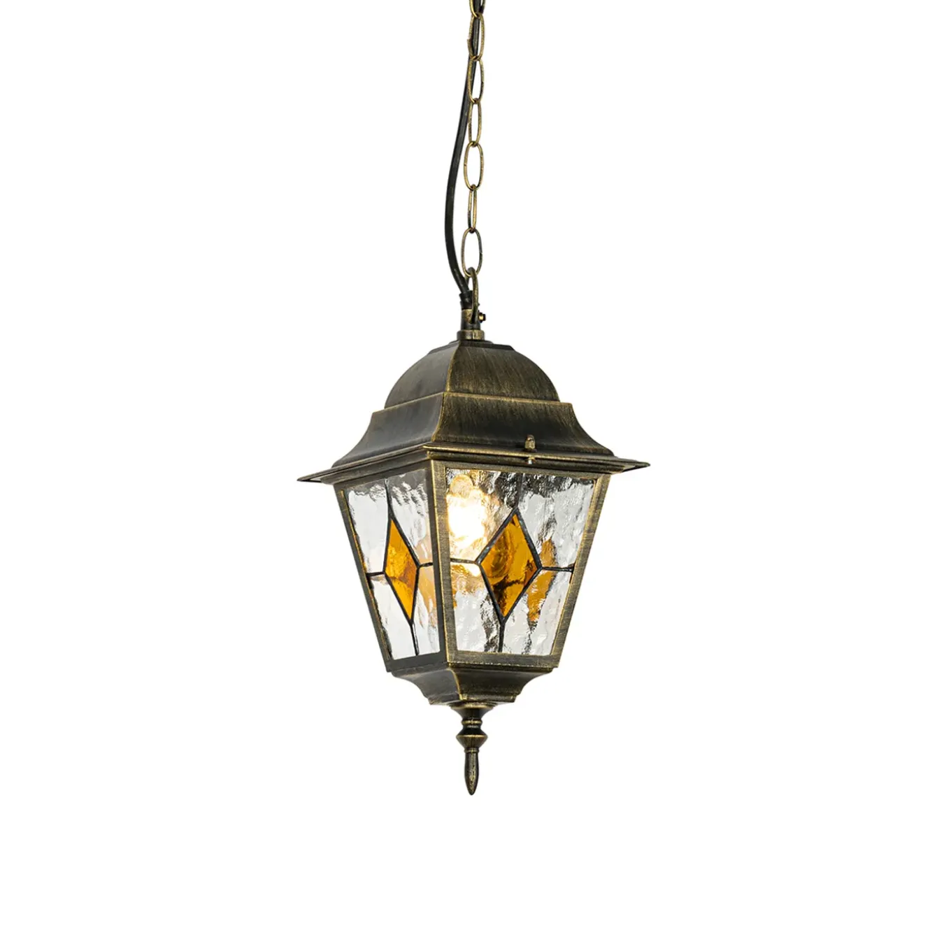 Qazqa Vintage Buiten Hanglamp Antiek Goud - Antigua