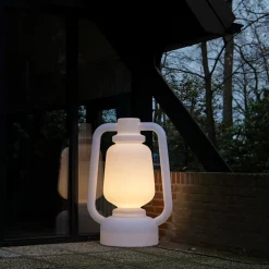 Qazqa Vloerlamp Wit 110 Cm Ip44- Storm Extra Large
