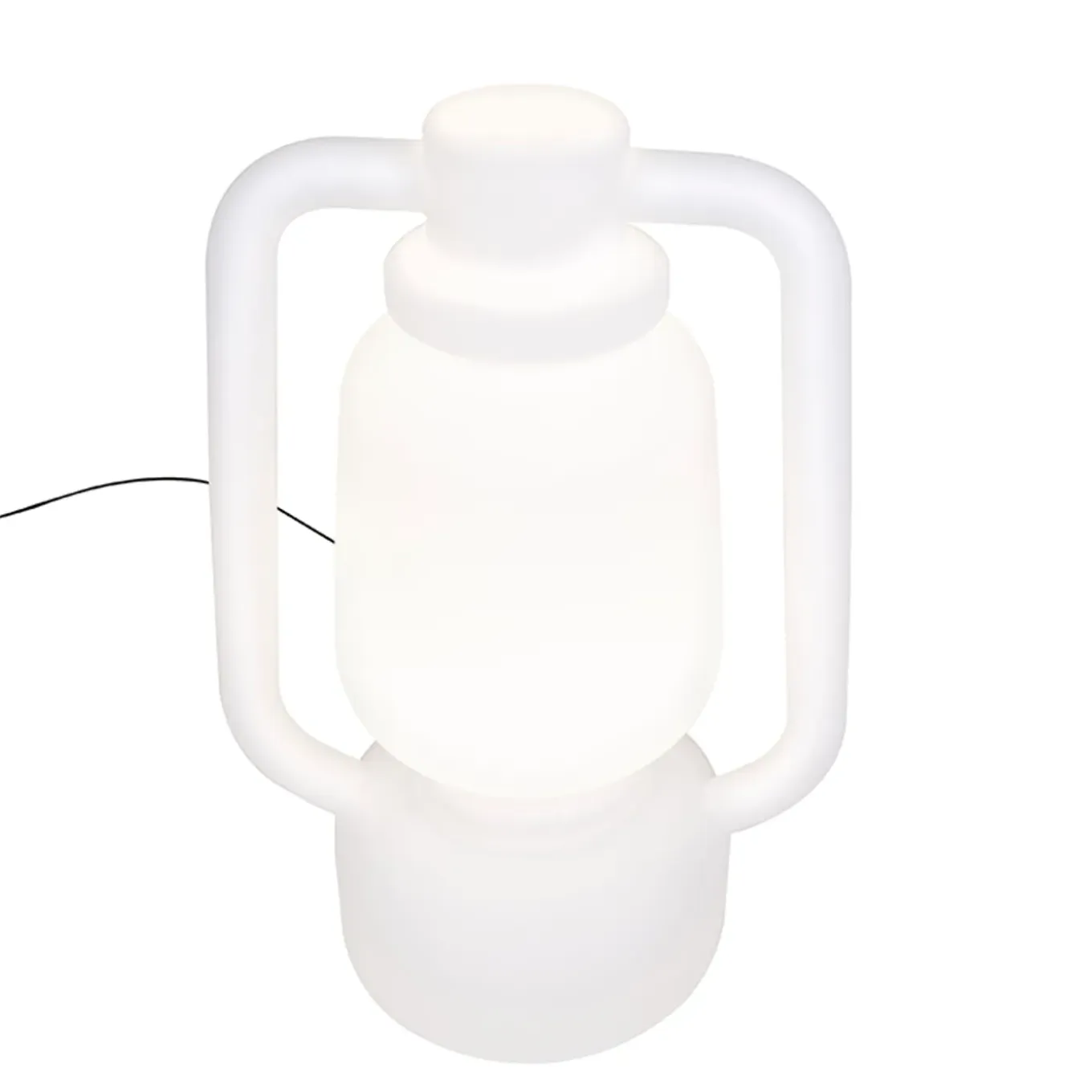 Qazqa Vloerlamp Wit 110 Cm Ip44- Storm Extra Large
