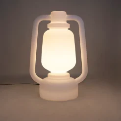 Qazqa Vloerlamp Wit 110 Cm Ip44- Storm Extra Large
