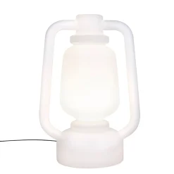 Qazqa Vloerlamp Wit 110 Cm Ip44- Storm Extra Large