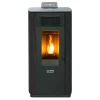 Qlima Pelletkachel Fiorina 74 S-Line - 7.45kW - Zwart