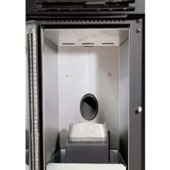 Qlima Pelletkachel Fiorina 74 S-Line - 7.45kW - Zwart