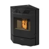 Qlima Pelletkachel Isotta 94 S-Line - 9,8kW - Zwart