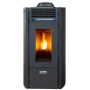 Qlima Pelletkachel Viola 85 S-line - 7.6kW - Zwart