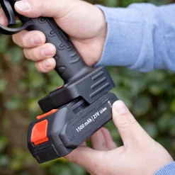 Qlt Elektrische Snoeischaar Met Accu 21 V 1500 Mah - Zwart