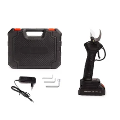 Qlt Elektrische Snoeischaar Met Accu 21 V 1500 Mah - Zwart