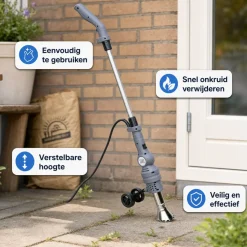 QLT 3-in-1 Elektrische Onkruidbrander - 2000w - Zwart
