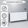Quality Heating – Convector Eco Slim – Wifi – 1500w – 85x40 Cm – Wit