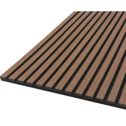 Quanti Akoestische Lattenwand - Walnoot - 244x52cm - 1 stuk