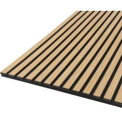 DIY Quanti Akoestische Lattenwand - Licht Eiken - 244x52 cm - 1,27 m² - 1 stuk