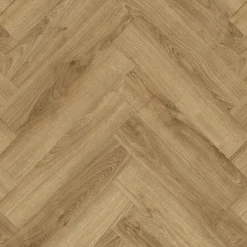 Quick-Step PVC visgraat vloer Rigid Click - Heritage Oak Brown - Geïntegreerde ondervloer - 0,794m2