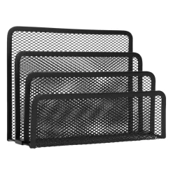 Quvio Bureau Organizer Mesh - Metaal - Zwart