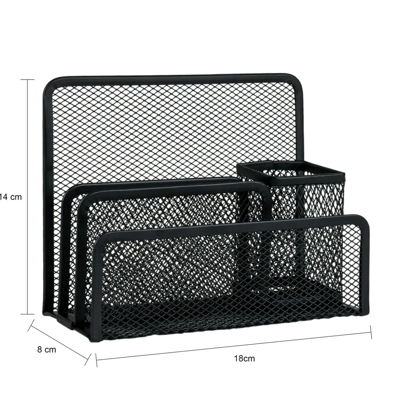 Quvio Bureau Organizer Mesh - Zwart