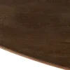 QUVIO Eettafel Sofia– Ovaal – 160x90 Cm – Kruispoot – Bruin